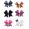 6-7'' Glitter School Cheer Bow softball hairbow team cheer hair  ties