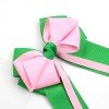 School Girls Solid Color Long Tail Sailor Hair Bow Clips Double Layered Uniform Hair Clips Kids Hair Bow Accessories