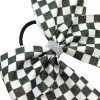 Racing Checkered Flag Glitter Cheer Hair Bows for Girls Racing Plaid Checkered Bow Tie Kids Hair Accessories