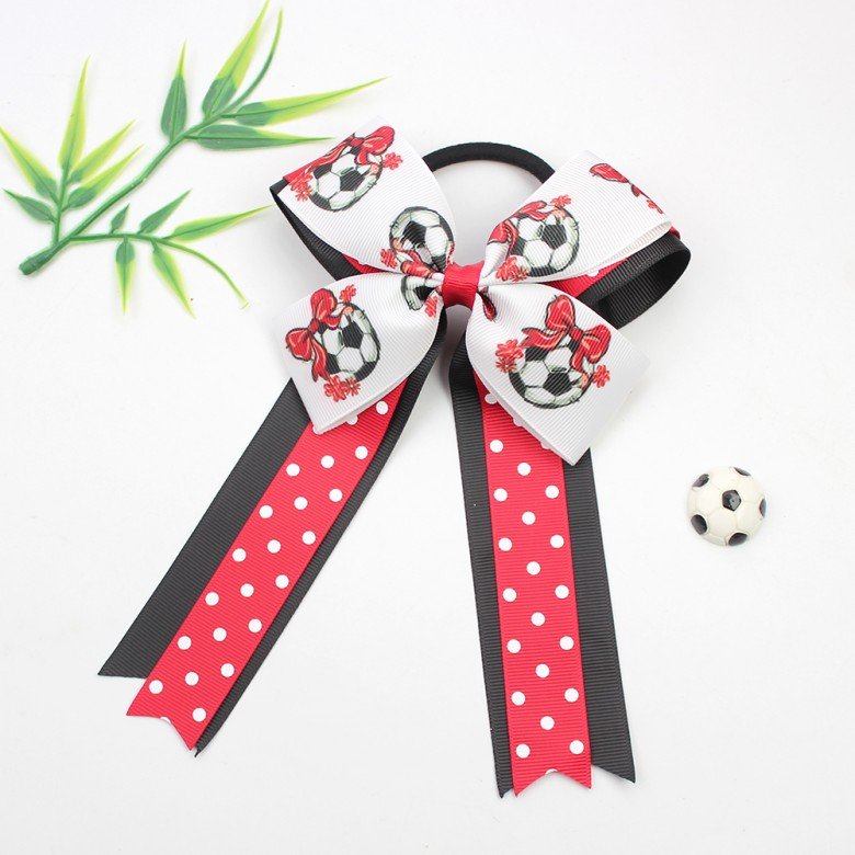World Cup 2026 Sport Soccer Team Long Streamer Sailor Ponytail Bows Football Ponytail Holder for Girls Kids World Cup 2026 Sport Soccer Team Long Streamer Sailor Ponytail Bows Football Ponytail Holder for Girls Kids