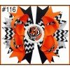 5inch football team stacked boutique bows 5inch football team stacked boutique bows