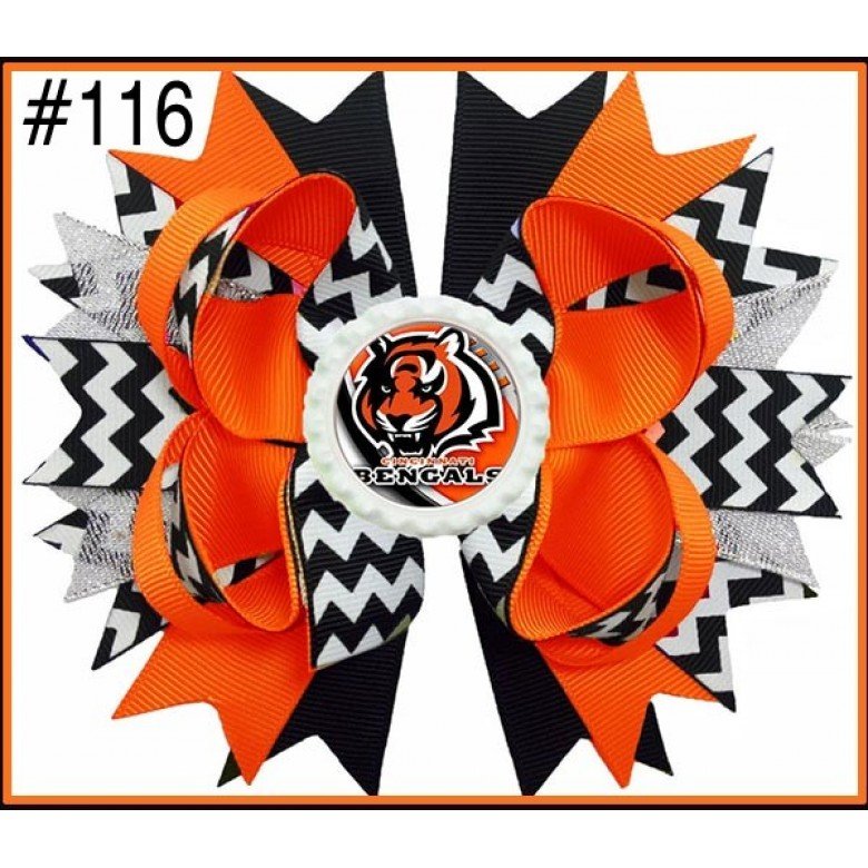 5inch football team stacked boutique bows 5inch football team stacked boutique bows