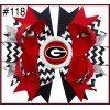 5inch football team stacked boutique bows 5inch football team stacked boutique bows