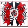 5inch football team stacked boutique bows 5inch football team stacked boutique bows