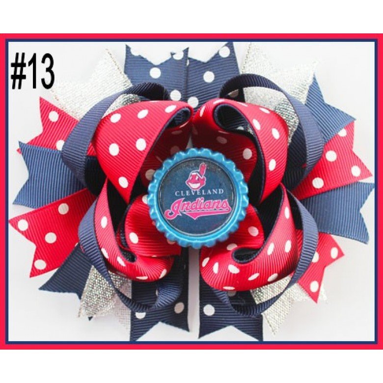 5inch baseball team stacked boutique bows 5inch baseball team stacked boutique bows