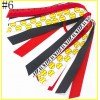 Soccer Sports Streamer Hair Bow, Football Print Ribbon Ponytail Holder for Girls Soccer Sports Streamer Hair Bow, Football Print Ribbon Ponytail Holder for Girls