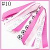 Soccer Sports Streamer Hair Bow, Football Print Ribbon Ponytail Holder for Girls Soccer Sports Streamer Hair Bow, Football Print Ribbon Ponytail Holder for Girls