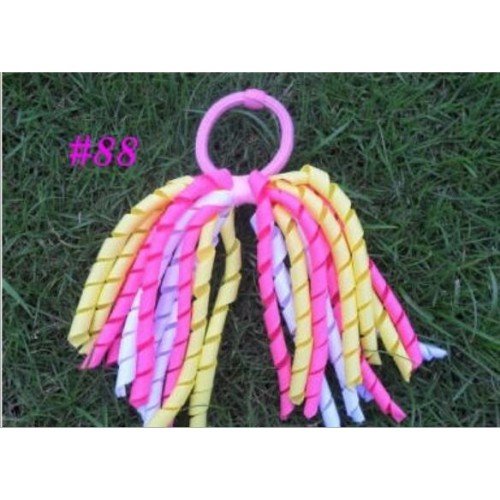 6'' korker ponytail streamer korker hair bows 51-100