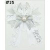 Handmade Pearl-Embellished Decorative Ribbon Rosette
