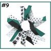soccer ribbon hair scrunchies ponytail holder Gymnastics Hair Tie  Dance Pony