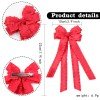 Elegant Solid Color Ruffle Ribbon Bowknot Shaped Hair Clips Elegant Solid Color Ruffle Ribbon Bowknot Shaped Hair Clips