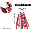 Girls Sport Cheer Long Streamer Hair Tie Kids Football Team Cheer Tie Kids Hair Bow Accessories