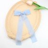 Girls Frayed Fringe Chiffon Silk Hair Bows Torn Raw Silk Girls Frayed Fringe Chiffon Silk Hair Bows Torn Raw Silk