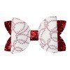 sport Glitter Leather Hair Bow Clips, Sport Softball Hair clips sport Glitter Leather Hair Bow Clips, Sport Softball Hair clips