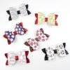 sport Glitter Leather Hair Bow Clips, Sport Softball Hair clips sport Glitter Leather Hair Bow Clips, Sport Softball Hair clips