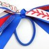 Sport Team Hair Bows Tie Baseball Cheer Hairbows for Girls Women Lady Boutique Long Streamers Hair Accessories