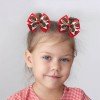 2pcs/set Football Hair Bows Sport Football Pigtail Clip Rugby Ream Hair Bow for Girls Kids Hair Bow Accessories