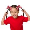 2pcs/pair Girls Sport Volleyball Baseball Rugby Football Glitter Hair Bows Kids Ballet Hair Clip Toddler Hair Accessories