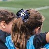 Girls Sport Soccer Octopus Hair Bow Clips with Soccer Charms Sport Theme Football Kids Hair Bow Accessories
